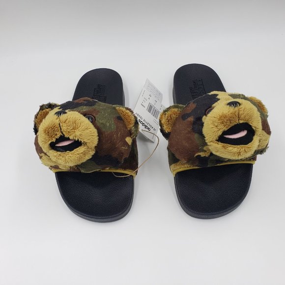 Adidas js adilette teddy. Size 8M 9W. main image 8